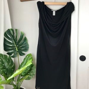 Black cocktail dress